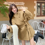 【新品现货】高端立领双面羊绒大衣6200短P255控378长P275控398，女装毛呢外套，依依服饰