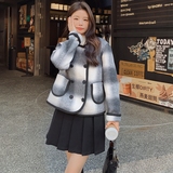 现货！双面羊绒大衣6812-P175控258，女装毛呢外套，依依服饰