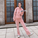 现货2000件！三季高品质银狐绒加绒套装卫衣6601-P130控188，女装套装/套裙，依依服饰