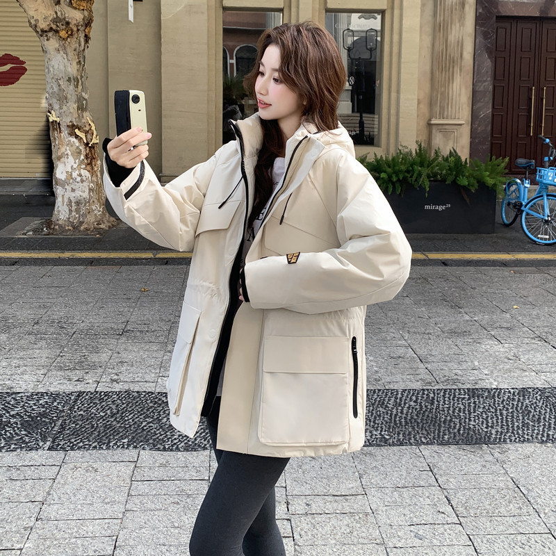 新品现货！90鹅绒工装派克鹅绒服B001-M193-P325控468，女装羽绒服，依依服饰