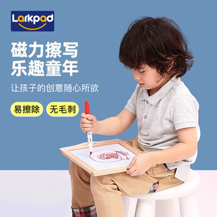 小黑板家用写字板双面幼儿园 larkpad磁性小画板儿童早教益智挂式