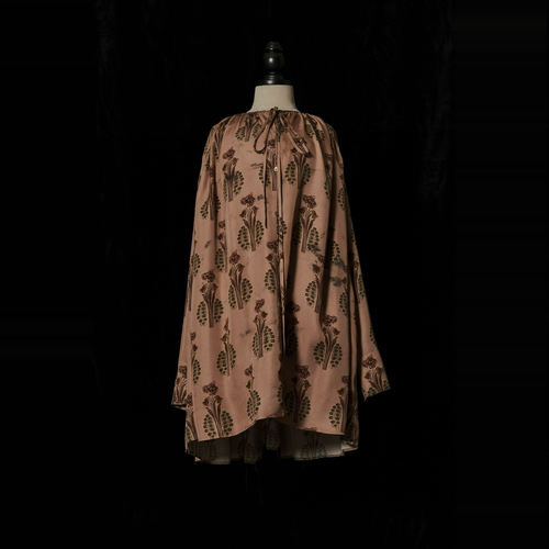 「SV现货」Mutedance 25SS 玫瑰色印花真丝上衣+弹力腰围阔腿长裤