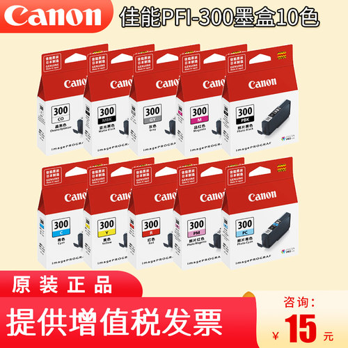 佳能PFI-300墨盒PRO300打印机