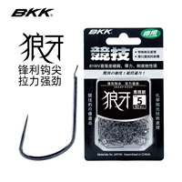 BKK Athletic Wolf Dental Fish Hook не имеет пронзительного черного карпа, летающий карп сомы, сосновая волчья крюк