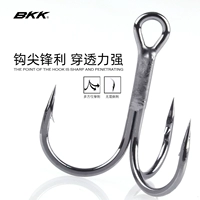 BKKBT621-BLACK Nickel Three Hook Road Aya Mea Рыбалка с тремя пакетами тригема с шипами рыбной крючки