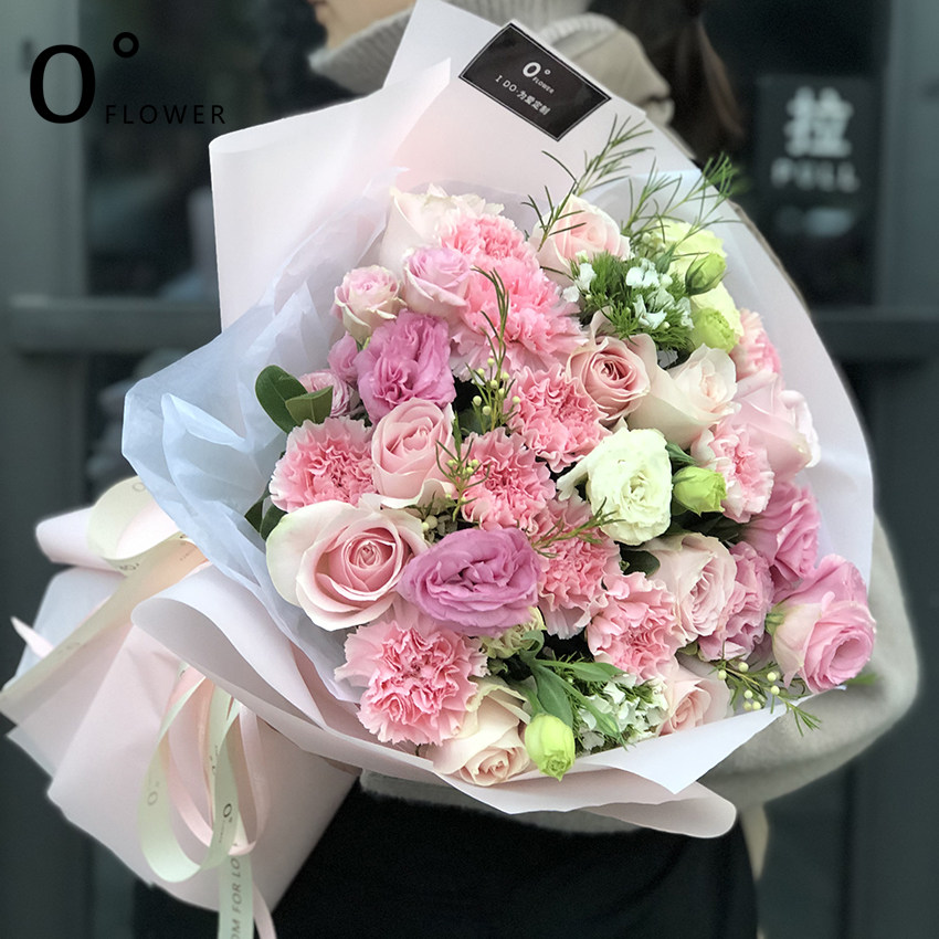 教师节鲜花速递同城配送康乃馨玫瑰花束混搭妈妈长辈苏州花店送花