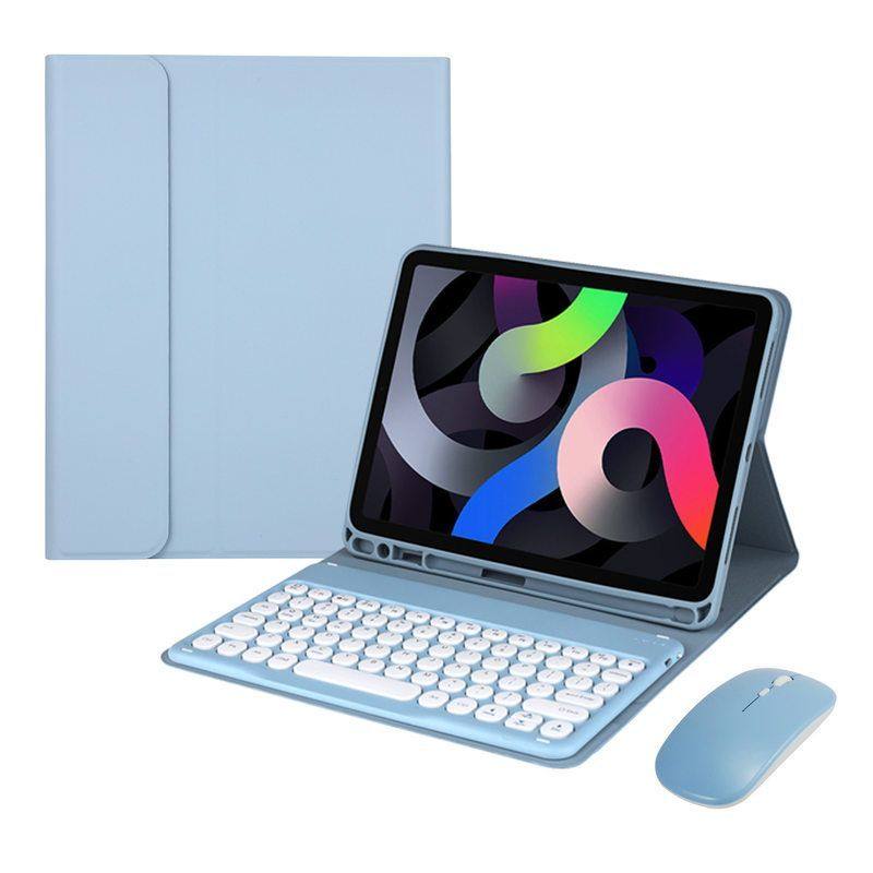 2021ipadmini6蓝牙键盘保护套 10.2蓝牙键盘pro11带笔槽air4皮套
