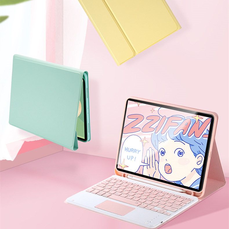 适用iPad Air4瑞士法语键盘保护套Pro11蓝牙键盘9.7键盘套10.2壳