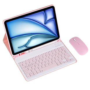 iPad蓝牙键盘A1893新款9.7寸平板电脑适用苹果6代保护套外壳A1954第5代带笔槽触控网课A1822 ipad air5/6皮套