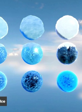 Unity3d Brute Force Snow Ice Shader 1.3  新版冰雪材质着色器