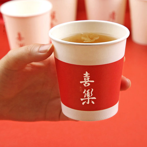 一次性纸杯加厚加硬商用