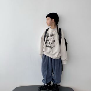 小小国王长袖 韩国制造 卫衣 海外设计师限定系列 miniwhy25秋