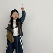 miniwhy亲子童装 轻便软乎乎户外运动连帽外套25秋 比软壳更软