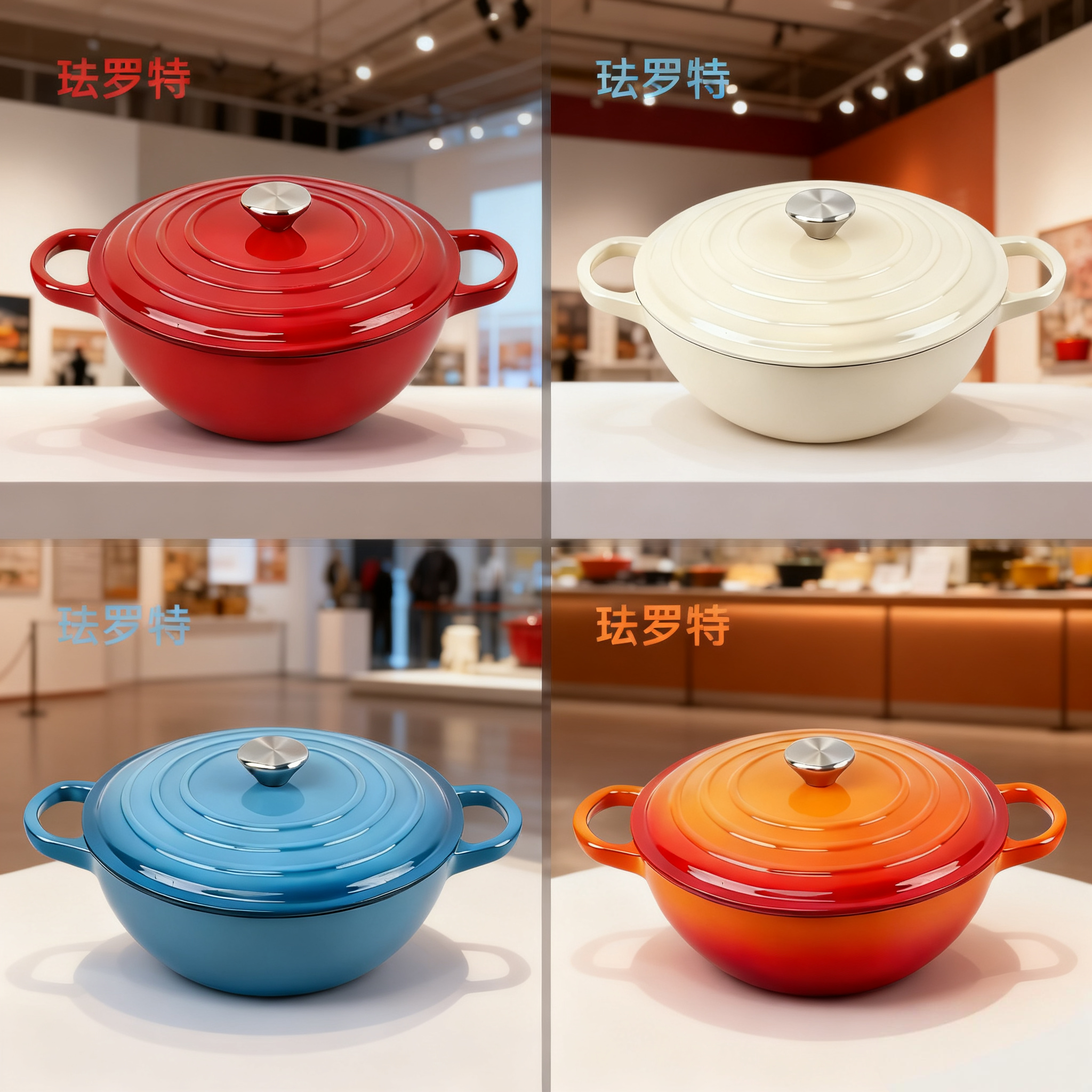 26cm搪瓷妈咪珐琅锅新式家用炖锅不粘炒锅微压煲煮汤锅乔迁送礼