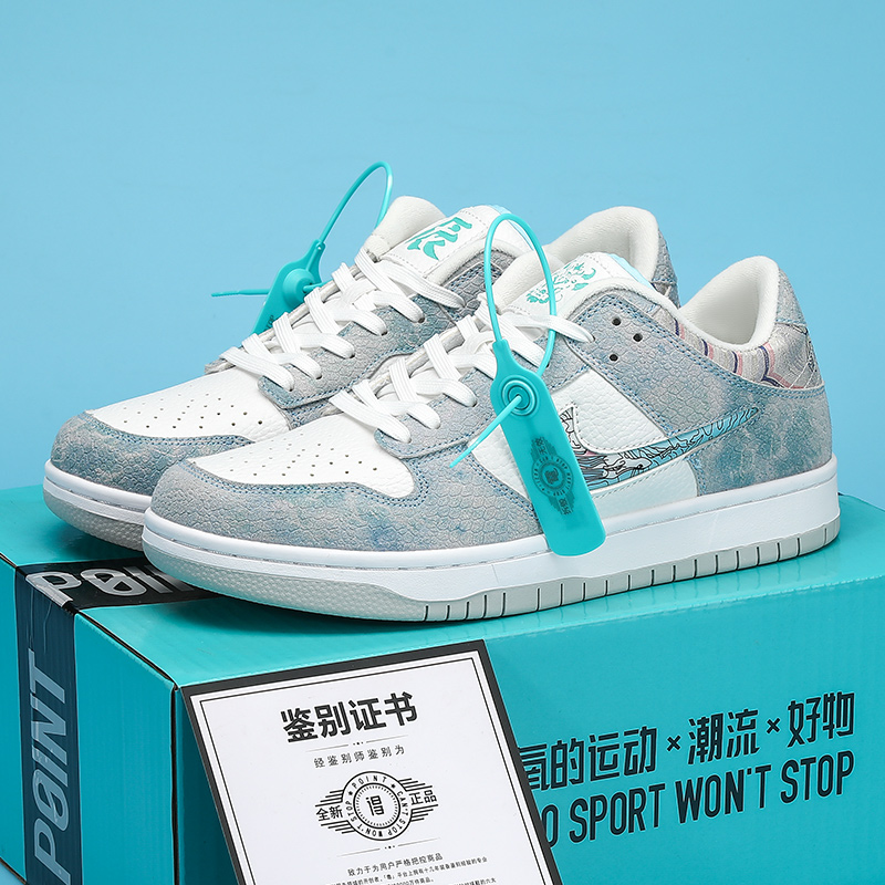 联名AJ男鞋正品aj1烟灰夏季透气运动休闲百搭低帮板鞋low蒲田女鞋