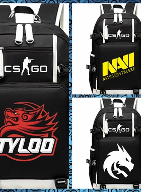NAVI战队队书包CSGO游戏DOTA2周边男学生青少年双肩背包天禄小学
