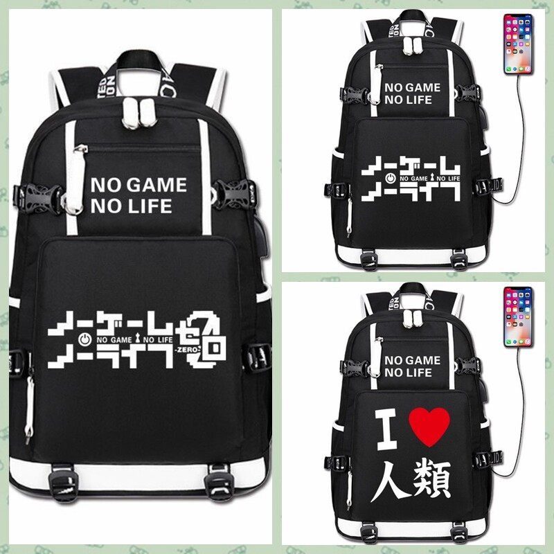 防范游戏诱惑游戏人生书包男女学生双肩包大号新款小学初高中周边