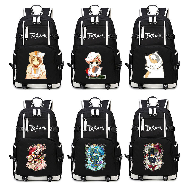 夏目友人帐周边书包猫咪老师夏目