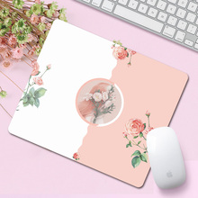 原创清新系鼠标垫 可爱电脑办公女生小号家用创意文艺鼠标垫定制