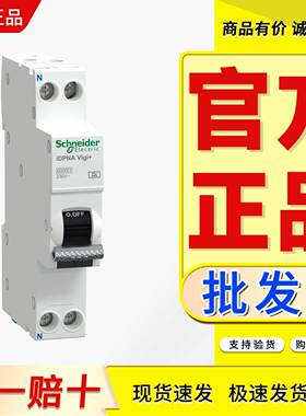 施耐德一体式空开Pro iDPNa Vigi+ C D 6A 10A 16A 20A 25A 32A