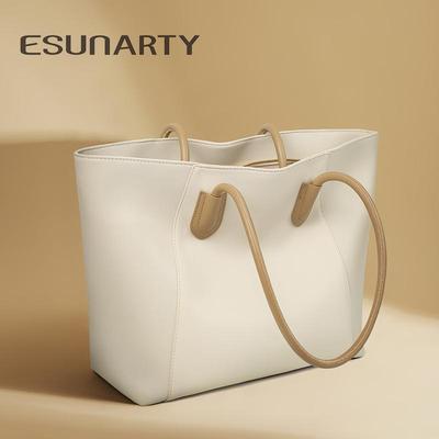 ESUNARTY真皮托特包女式单肩包