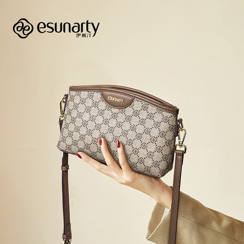 ESUNARTY中年妈妈款斜挎包