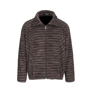 Jacket条纹裁剪卫衣外套 Hoodie 立领抽绳调节宽松上衣 killer