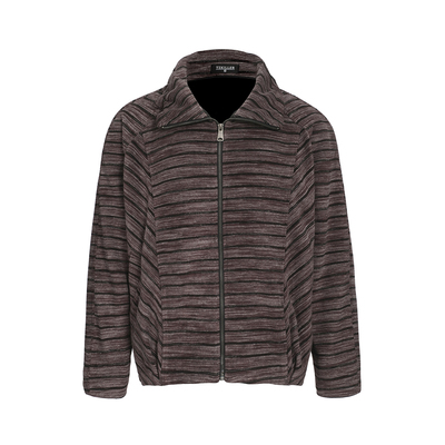 TZ killer Hoodie Jacket条纹裁剪卫衣外套 立领抽绳调节宽松上衣