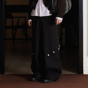 TZ killer StructurePants结构裁剪长裤 金属纽扣 肌理面料宽松裤