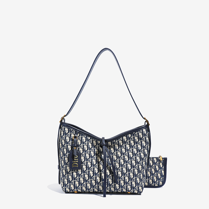 LAOYJA高级感刺绣老花通勤托特包