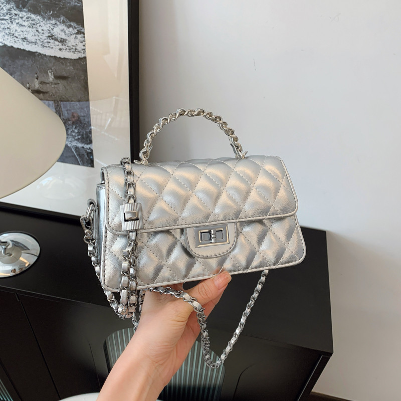 超火小包包女式2025新款小香风菱格链条小方包时尚百搭单肩斜挎包,箱包皮具/热销女包/男包,通用款女包,淘宝优惠券,粉丝福利购,淘宝优惠卷