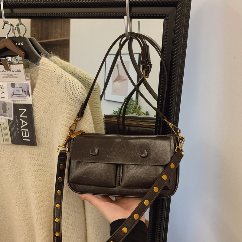 LAOYJA高级感复古小众腋下包