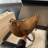 超火小包包女式 洋气饺子包百搭单肩斜挎包洋气腋下牛角包 2025新款