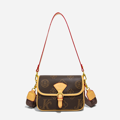 LAOYJA高级感小众老花腋下小方包