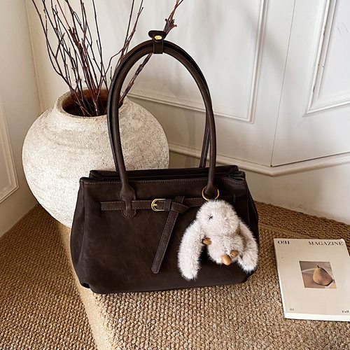 LAOYJA休闲简约废土风通勤手提包