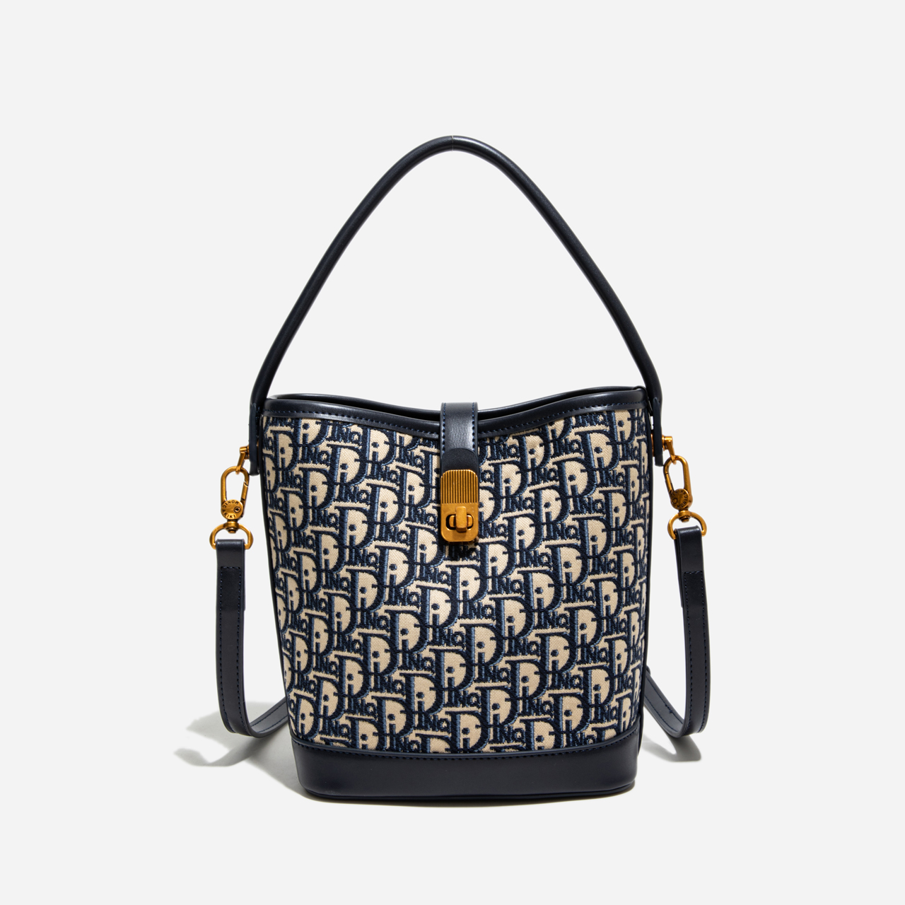 LAOYJA高级感老花手提水桶包