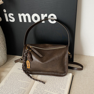 小众复古托特小包高级感单肩斜挎包 2025新款 今年流行爆款 包包女式