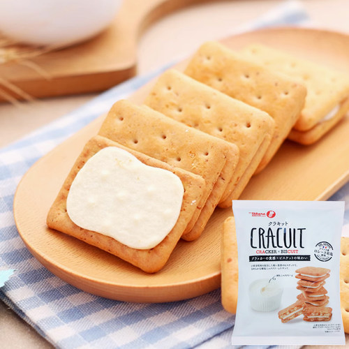 日本进口宝制果岩盐特浓炼乳饼干