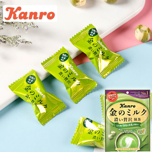 日本进口甘乐特浓牛奶抹茶糖