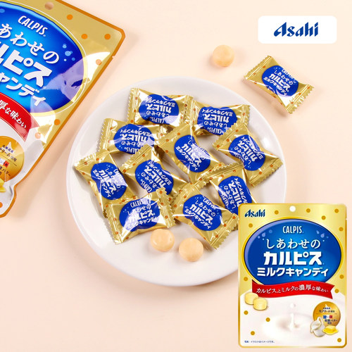 日本进口朝日可尔必思特浓牛奶糖