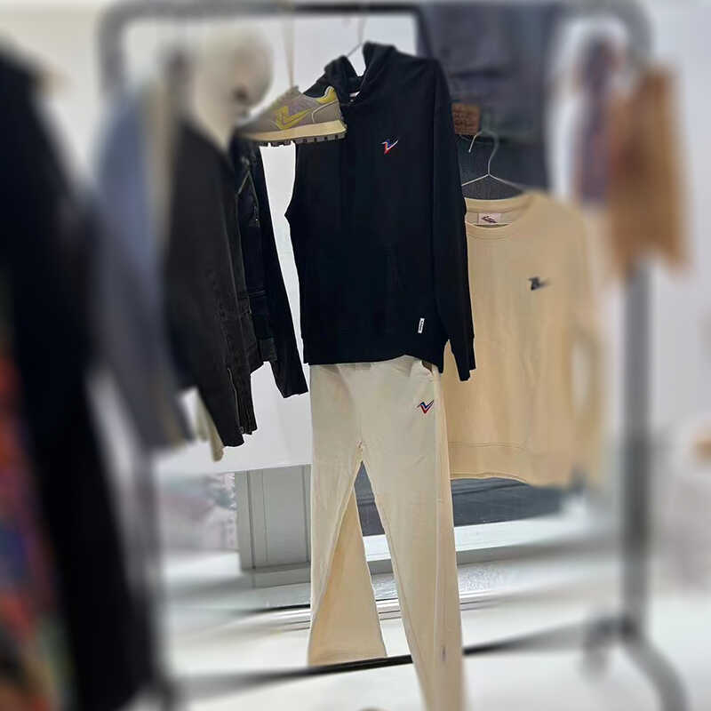 飞跃feiyue运动卫衣卫裤套装男女情侣休闲服宽松套头卫衣连帽衫