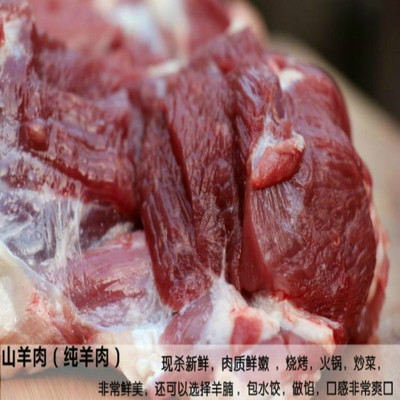 苏北农家正宗山羊肉新鲜羔羊肉纯羊肉500g，2件起拍哦