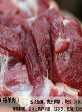 苏北农家正宗新鲜500g山羊肉