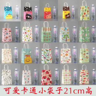 21*13*8cm卡通包装袋 卡通可爱手提袋礼品袋 儿童礼品袋 超萌纸袋