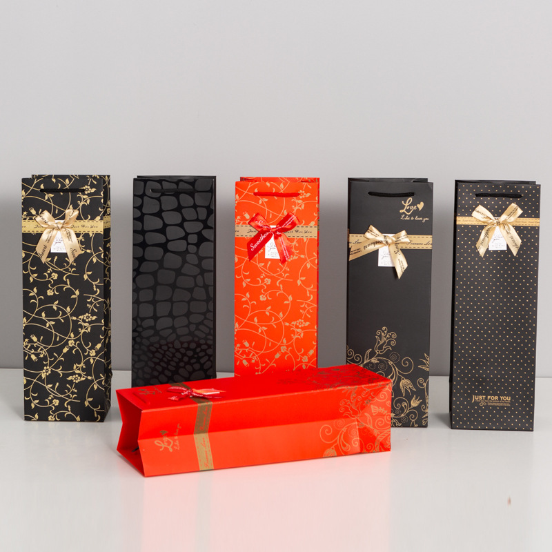 红酒袋手提袋加厚高档红酒袋现货