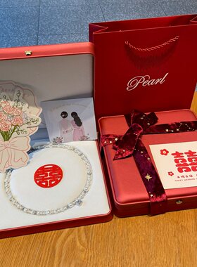 结婚订婚新娘伴娘伴手礼珍珠项链