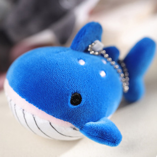鲨鱼玩偶包包挂件海洋动物鲸鲨钥匙扣卡通可爱毛绒公仔抛洒娃娃