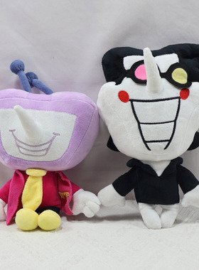 Deltarune Spamton Tenna 三角符文电视人毛绒玩偶周边摆件公仔娃