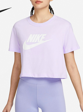 Nike/耐克正品时尚透气春季新款女士休闲运动短袖T恤BV6176-511
