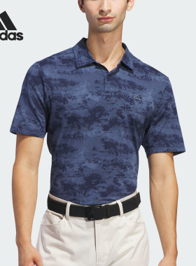 Adidas/阿迪达斯正品春季新款男士高尔夫短袖POLO衫IU4428